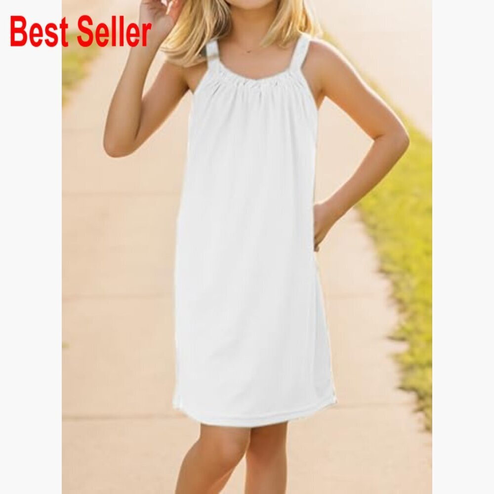 Polyester Knit Halter Cover Up Dress Sleeveless Beach Swim - Picture 2 of 4